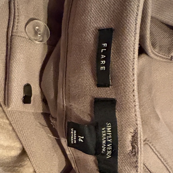 Simply Vera Vera Wang Men's Khaki Chinos - Picture 2 of 2